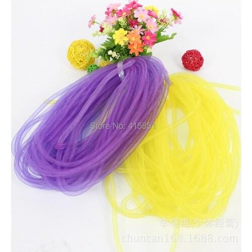 Free Shipping 8mm Plain Tubular Tube Crin Braid Trimming Garment Accessories 30 yard/lot #33Color