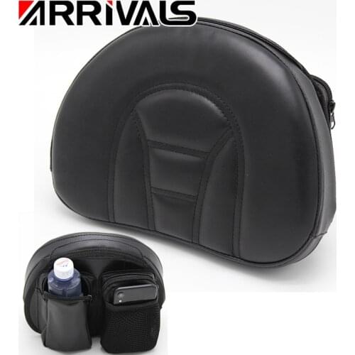 Motorcycle Accessories Covers Front Driver Rider Sissy Bar Seat Backrest Pad For Harley Touring Road King Street Electra Gilde