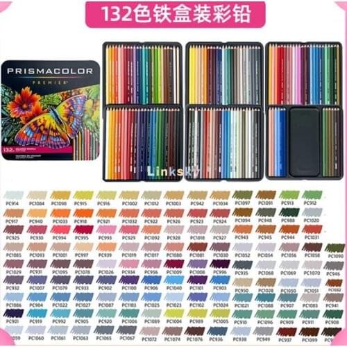 Prismacolor Premier Soft Core Colored Pencils 132 Multi Colored Pencils Set,3.8 Mm Core and The Soft Lead, Blending and Shading