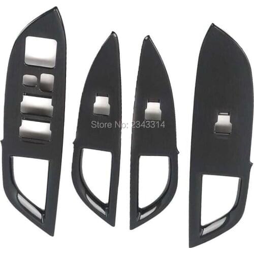 For 2016 2017 2018 Mitsubishi Outlander ABS Car Window Control Panel Glass Lift Switch Cover Trim Interior Car Styling Accessory