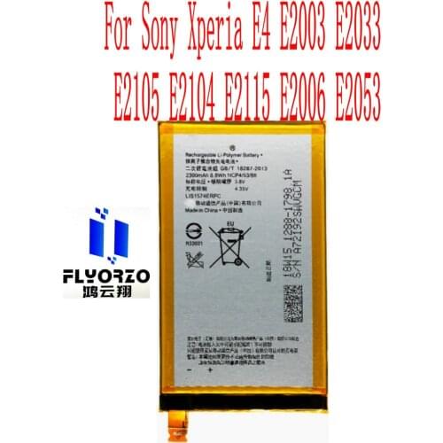 Brand new High Quality 2300mAh LIS1574ERPC Battery For Sony Xperia E4 E2003 E2033 E2105 E2104 E2115 E2006 E2053 Mobile Phone