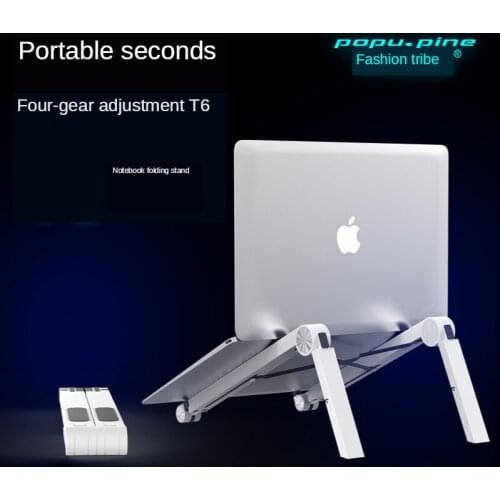 Hot SaleLightweight Laptop Cooling Stand Plastic Vertical Laptop Stand Foldable Tablet Stand Bracket Laptop Holder for MacBook