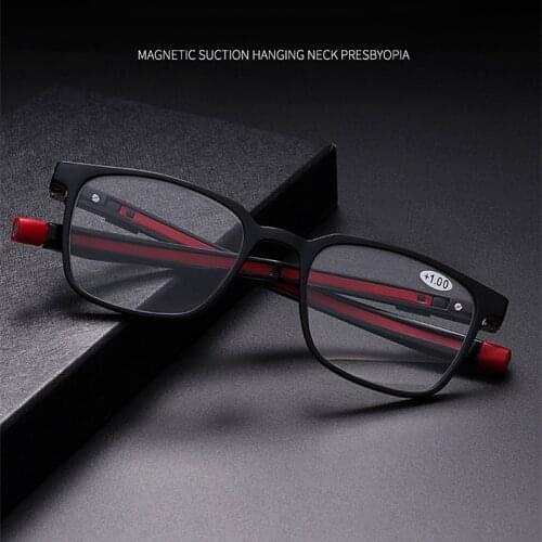 Men And Women Smart Inner Progressive Multi Focus Anti Blue Light Reading Glasses Finished Hyperopia Glasses Comfortable TR809-2