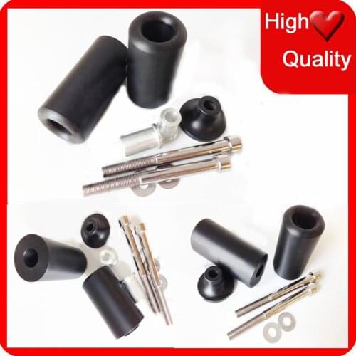 Motorcycle For Kawasaki Ninja ZX-6R ZX6R 2005 2006 Black No Cut Frame Sliders crash Falling protection