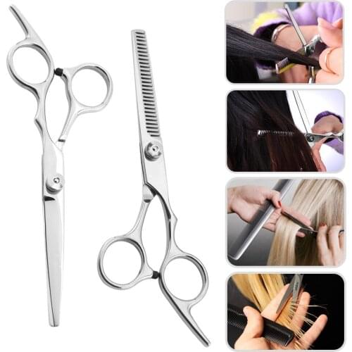 Hairdressing Shears Thinning Brainbow Salon Hair Scissors Stainless Cutting Regular Flat Teeth Blades Tool Steel Engraving Razor