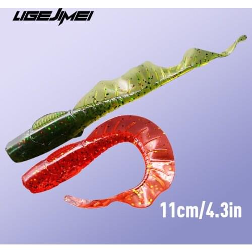 Swimbait Fishing lure 4.3in13g Artificial Plastic Lure Soft Lures Worm Bait Jigging Wobbler Goods For Fishing Kit Trout Bass