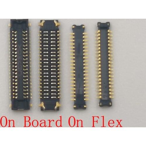 2Pcs LCD Display Screen Plug FPC Connector For Huawei Honor 4X Maimang 7 Mate20 Lite P10 Mate 20 Lite Nova P10Lite Board 40pin