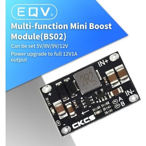 Real 10W DC-DC Multi-function mini boost module 3V-5.5V to 5V 8V 9V 12V /3.7V Lithium battery boost LED Indicator