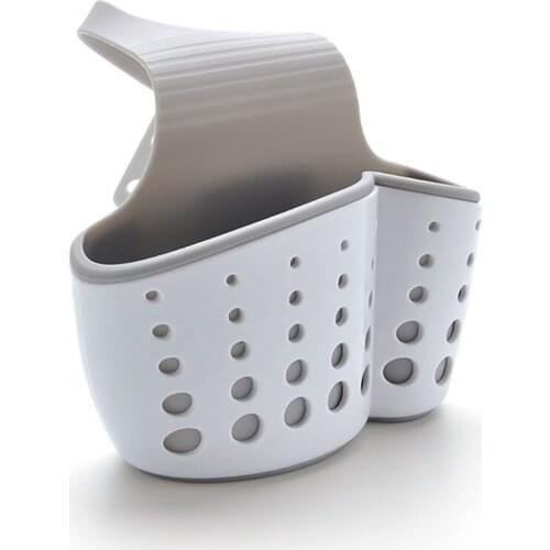 High Quality Sink Hanger Silicone Storage Basket Dish Sink Faucet Bathroom Hanger Adjustable Drain Basket