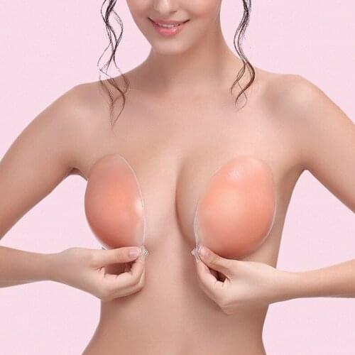 Silicone Bra Invisible Push Up Sexy Stealth Adhesive Strapless Backless Breast Enhancer for Women Lady d88