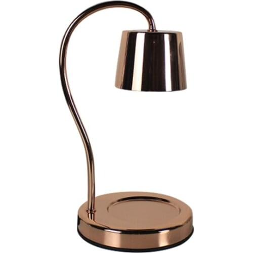 Nordic rose gold candle table lamps bedroom living room kitchen study Wedding gifts melt candle decorated lighting table lights