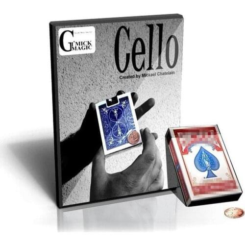 Cello By Mickael Chatelain (Gimmick)- Trick Street Magic Props Illusions Close Up Magic Comedy Magician Magia Toys Mind