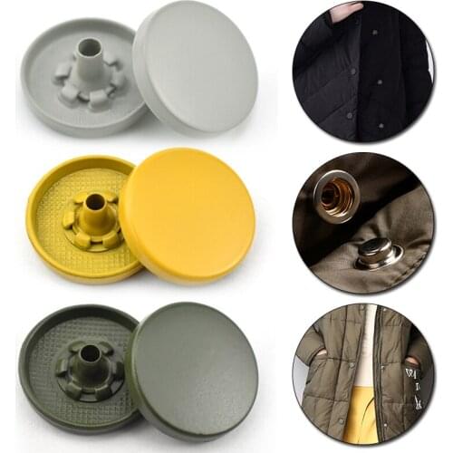 10set Round Buttons Colorful Snap Fastener Metal Buttons for Clothing Jeans Adjust Button decorating blazer Button