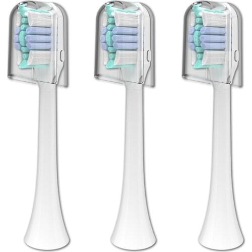 3Pcs For Soocas X3 Brush Heads Replacement Toothbrush Heads For Xiaomi Mijia T500 SOOCAS X3U X5 Nozzles Electric Toothbrush Head