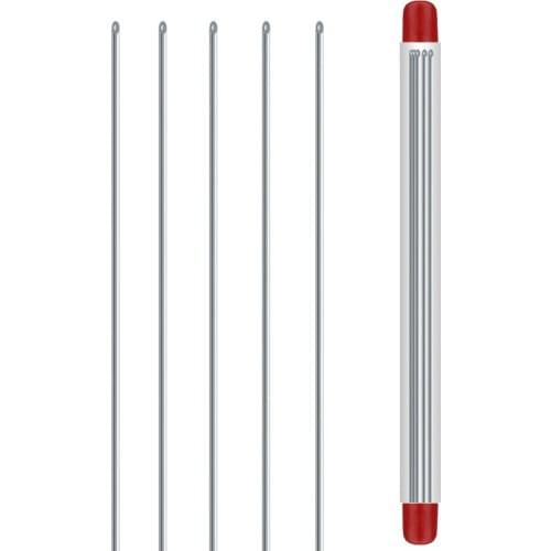 5pcs/set Fast Fishing Needle 5pcs Metal Hollow Gas Needle Stainless Steel Fast Upper Bait