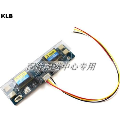 5pcs x Universal CCFL 4 Channel Inverter Board LCD Monitor Four Lamps 10-30V for 15-26" Screen w/ 6pin Cable AVT4028