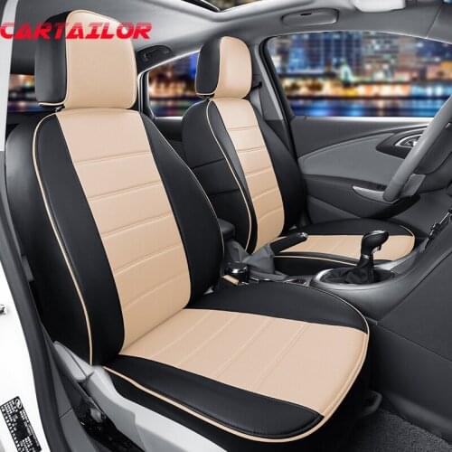 CARTAILOR automobiles seat covers for hyundai matrix 2005 interior accessories quality PU leather car seat cushion protector set