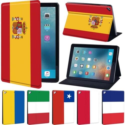 Printed National Flag PU Leather Stand Folio Cover Case for Apple IPad Air 1/2/3/Air 4 10.9" 2020 Tablet Case