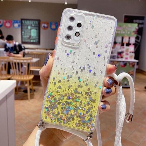 Strap Lace Chain Phone Case for xiaomi redmi note 10 10promax note 8 8t 9s 9 Ribbon Necklace Cushion Mobile Phone Hanging