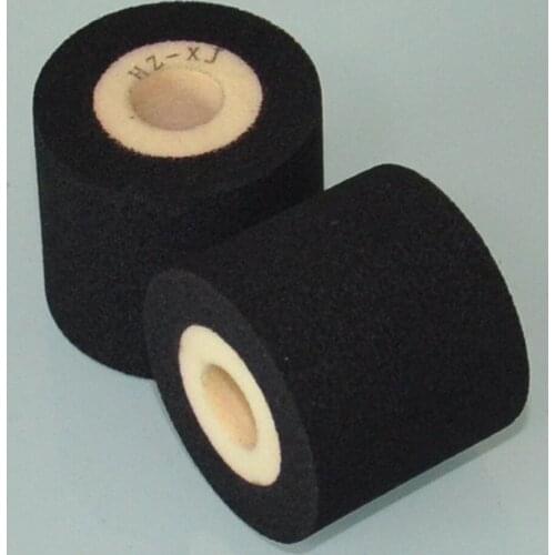 Black Diameter 36mm Height 32mm thermal transfer printer hot ink printer roller for HZ 100 coding machine