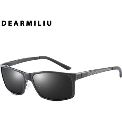 DEARMILIU Polarized Square Sunglasses Men/Women Aluminum-Magnesium Brand Designer Sun Glasses Classic Retro Outdoor Glasses
