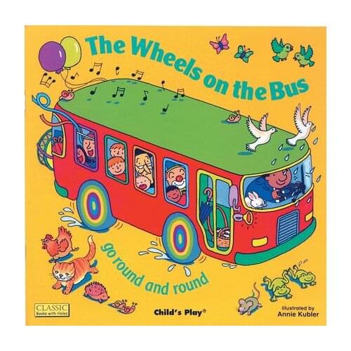The Wheels on the Bus Childs Play kids early Educational English picture short story Book For Baby Kids And Small Children