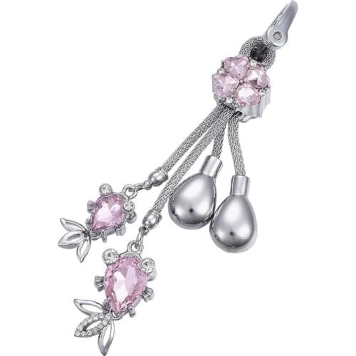 Stainless steel Easy Buckle Keychain Key Ring Quick Release Shiny Key Buckle