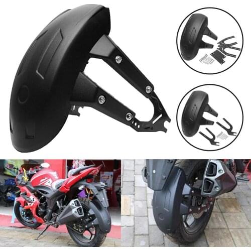 Rear Wheel Cover Motorcycle Motorbike Rear Wheel Fender Splash Cover Guard Mudguard with Bracket motorbike accessories 2020