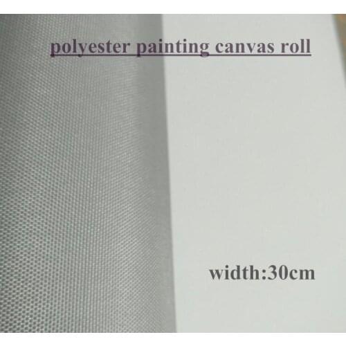 Best quality 30cm painting canvas for hand painted practice, 100% polyester blank painting canvas
