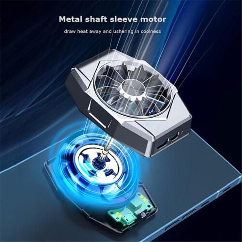 X11 Air-Cooled Magnetic Radiator Magnetically Absorb The Phone Radiator Spare Parts For Mobile Phone