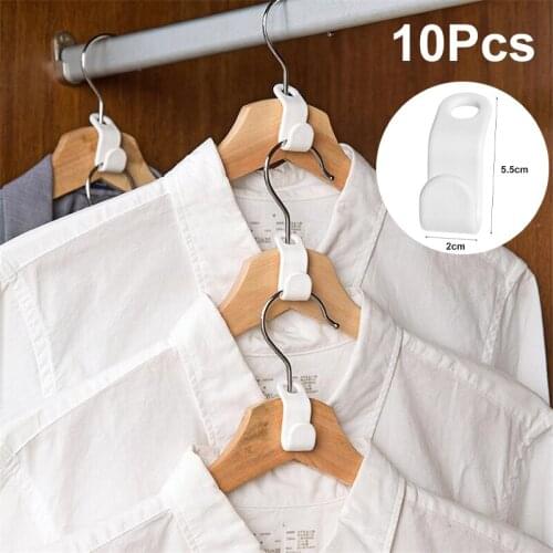 Multifunctional Wardrobe Space Saving Hanger Hook Coat Rack Plastic Closet Stack
