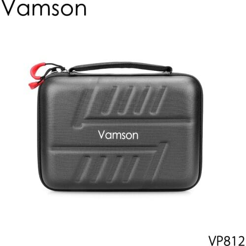 Vamson Upgrade Three Models of Waterproof Carrying PU Accessories Package for GoPro Hero 9 8 7 6 5 for DJI OSMO Camera VP812