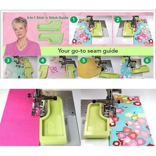 Sewing Seam Guide Positioning Plate Fixing Fabrics Handmade Multifunction Tool CLH@8