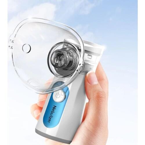 New 8ml Portable Handheld Nebulizer Mini Micro Mesh Atomizer Medical Household Asthma Cough Inhaler for Kids Baby Adult