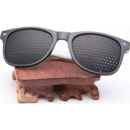Oulylan Anti-myopia Pinhole Glasses Vision Spectacles Eyesight Improver Pin Hole Eyes Training Exercise Glasses Eyewear