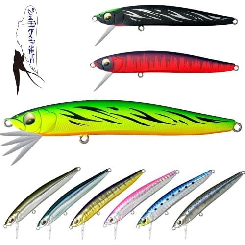 SFT SwiftBait 90S 13G AR-C Sinking Swing lip system Sink Minnow Bait Jerkbait wobblers Fishing Lures for Bass Seabass Zander