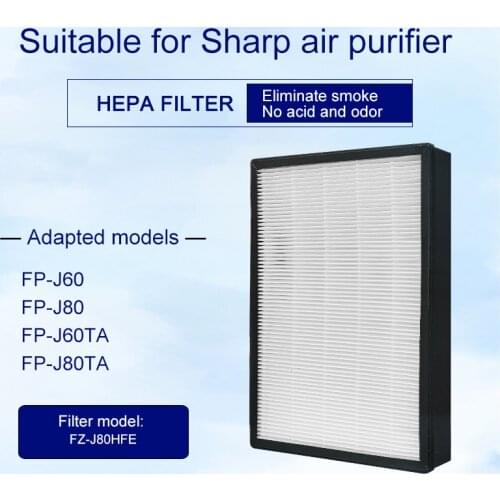HEPA filter FZ-J80HFE for Sharp FP-J60TA FP-J80TA FP-J60 FP-J80 air purifier for home filter pm25