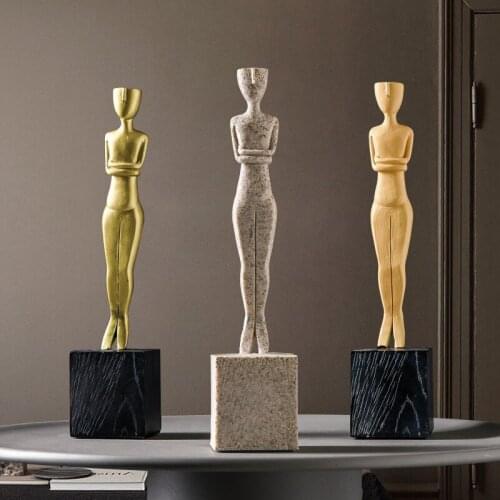 Light Luxury Creative Character Oscar Statuette Ornaments Resin Crafts Home Decor Trends Abstract Art Decoration Business gift