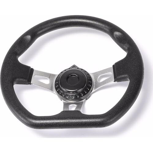 270mm Vehicle Universal Aluminum Steering Wheel For Go Kart 110CC Racing Fun Cart Bar Stool Replacement Accessories