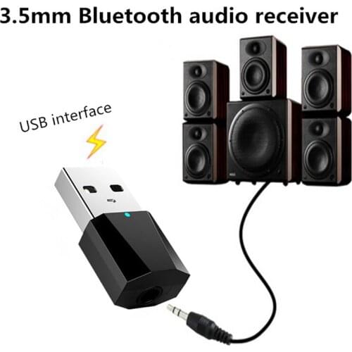 USB Bluetooth 2.0 Stereo Audio Receiver For PC MP3 MP4 Speaker Headphone