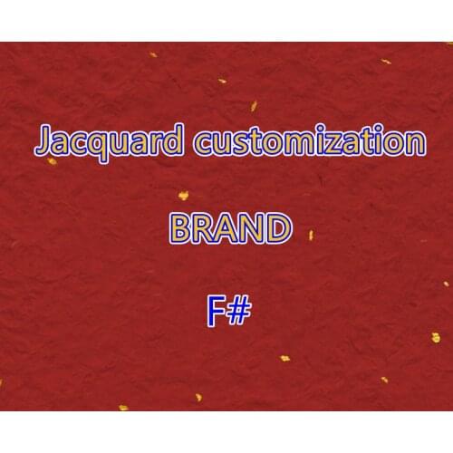 Jacquard fabric F brand SERIES polyester blended yarn-dyed suit jacket sewing fabric customization