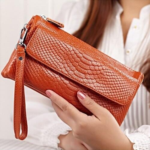 MJ Women Leather Messenger Bags Small Serpentine Patterned Crossbody Bag Female 3-Layer Clutch Purse Bags Lightweight Phone Bag