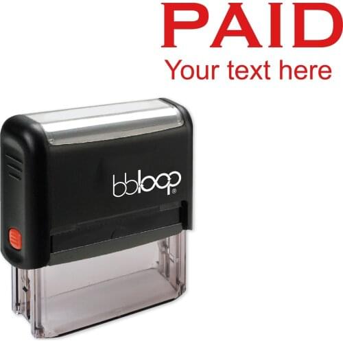 Bbloop Paid w/icon Style Font and Design Self-Ink