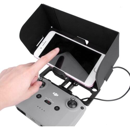For DJI Mavic Mini 2/ SE Air 2/ 2S Remote Control Cover Sun Shade Phone/Tablet Monitor Hood Controller SunHood Drone Accessories