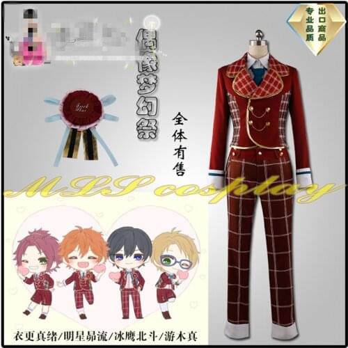 Hot Game Ensemble Stars Trickstar Isara Mao Akehoshi Subaru Hidaka Hokuto Yuuki Makoto The First Person Cosplay Costume