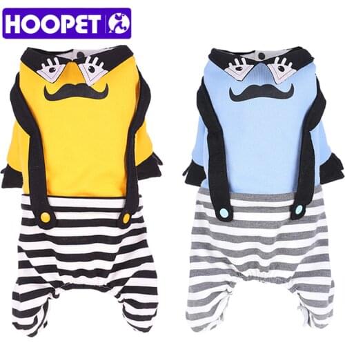 HOOPET Pet Clothes Four feet Thicken Autumn And Winter Christmas Clothing Small Puppy Jumpsuit Teddy