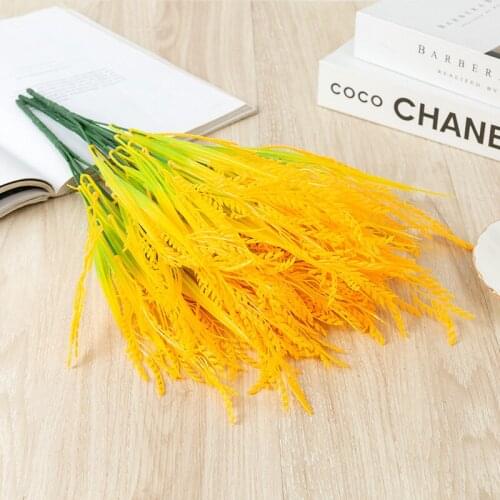 Artificial Plants Fake Plant Plastic Grass Grass Decorative Simulation Wheat Ear Grass Plants Flowers Garden Home Decoration