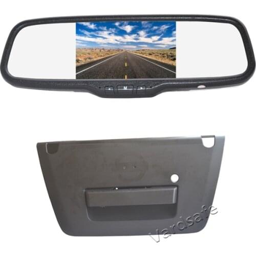 Vardsafe VS278C Rear View Camera with Mirror Display Screen for Nissan Frontier