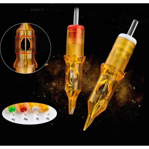 20PCS Tattoo Needles Permanent Makeup Cartridge Needles For Tattoo Pens Kit Eyebrow Tattoo Needle RM/M1 1/3/5/7/9/11/14RL