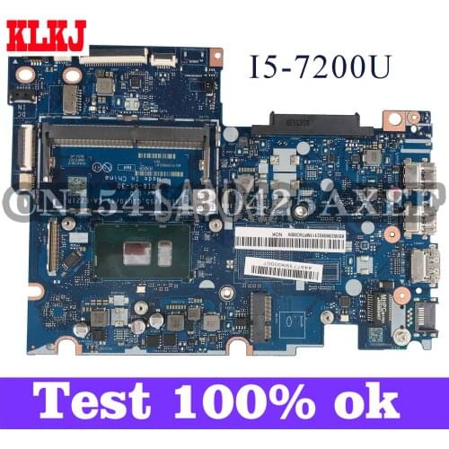 KLKJ LA-E221P Laptop Motherboard For Lenovo YOGA 510-14IKB Flex4-1480 Original Mainboard I5-7200U